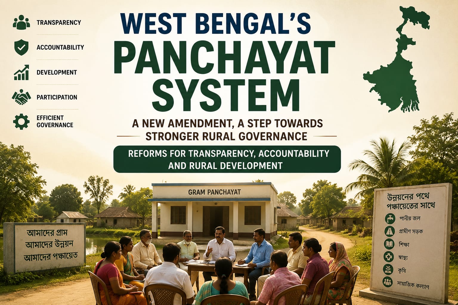 The New Panchayat Amendment in West Bengal : Reforming  Grassroots Democracy.