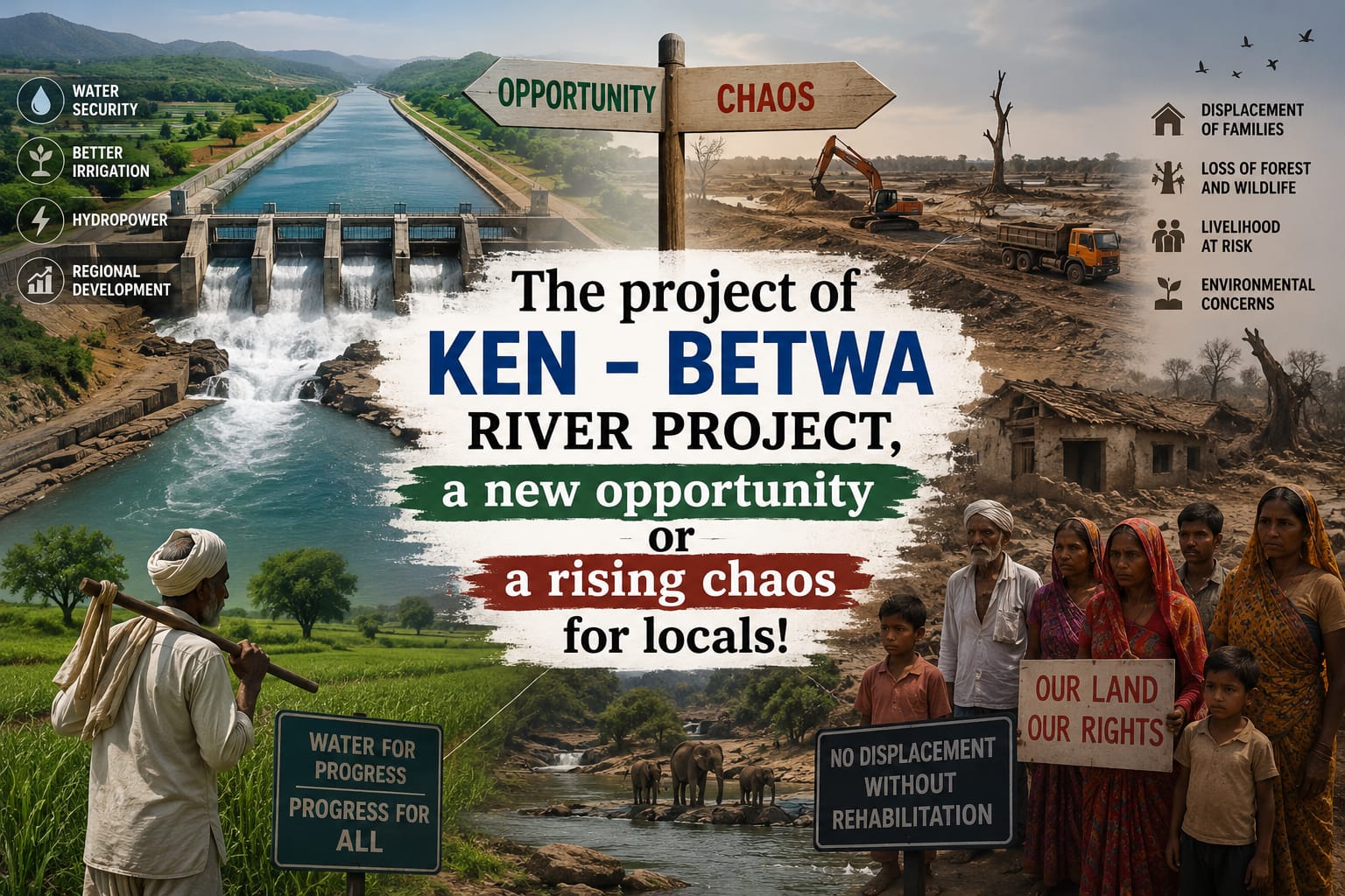 The project of ken -Betwa river, a new opportunity or a rising chaos for locals!